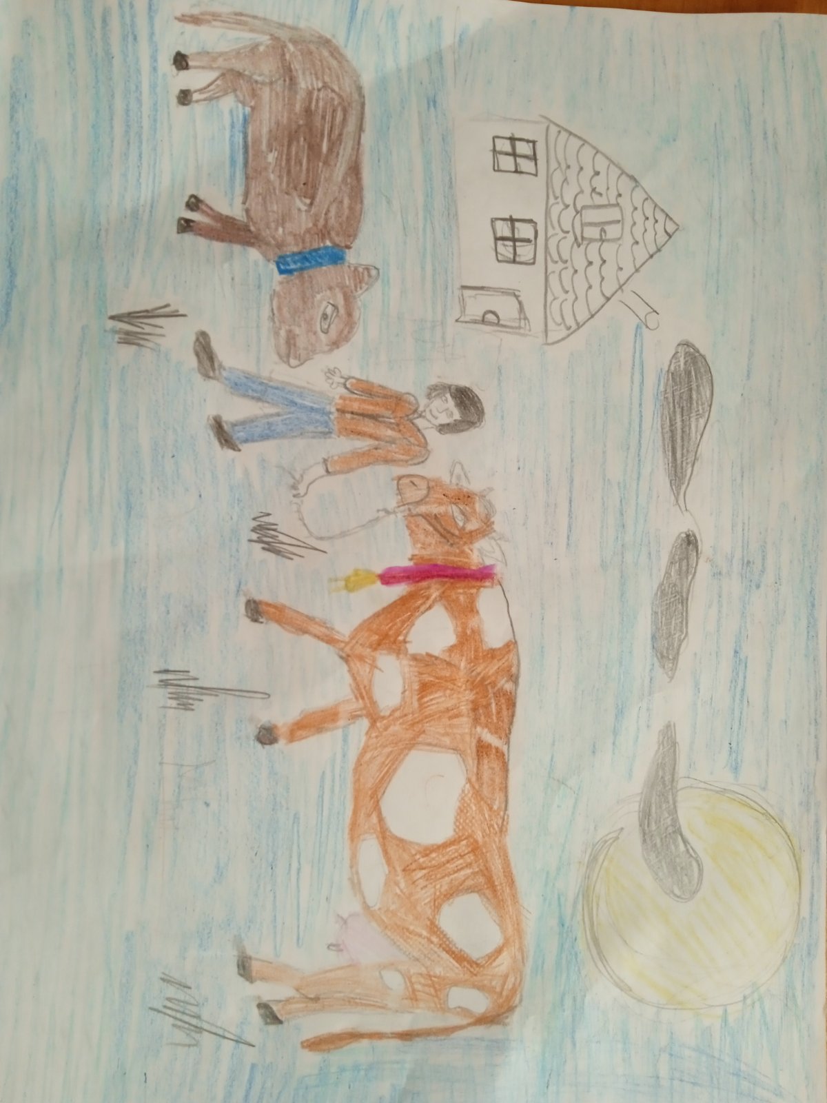 Меметова Ясмин рисунок С возвращением